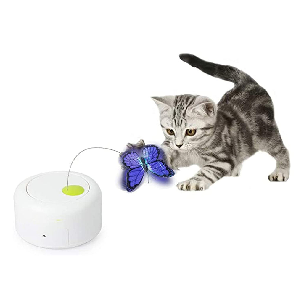 ALL FOR PAWS Interactives deux-papillons-de-rechange prolonge les sessions de jeu.