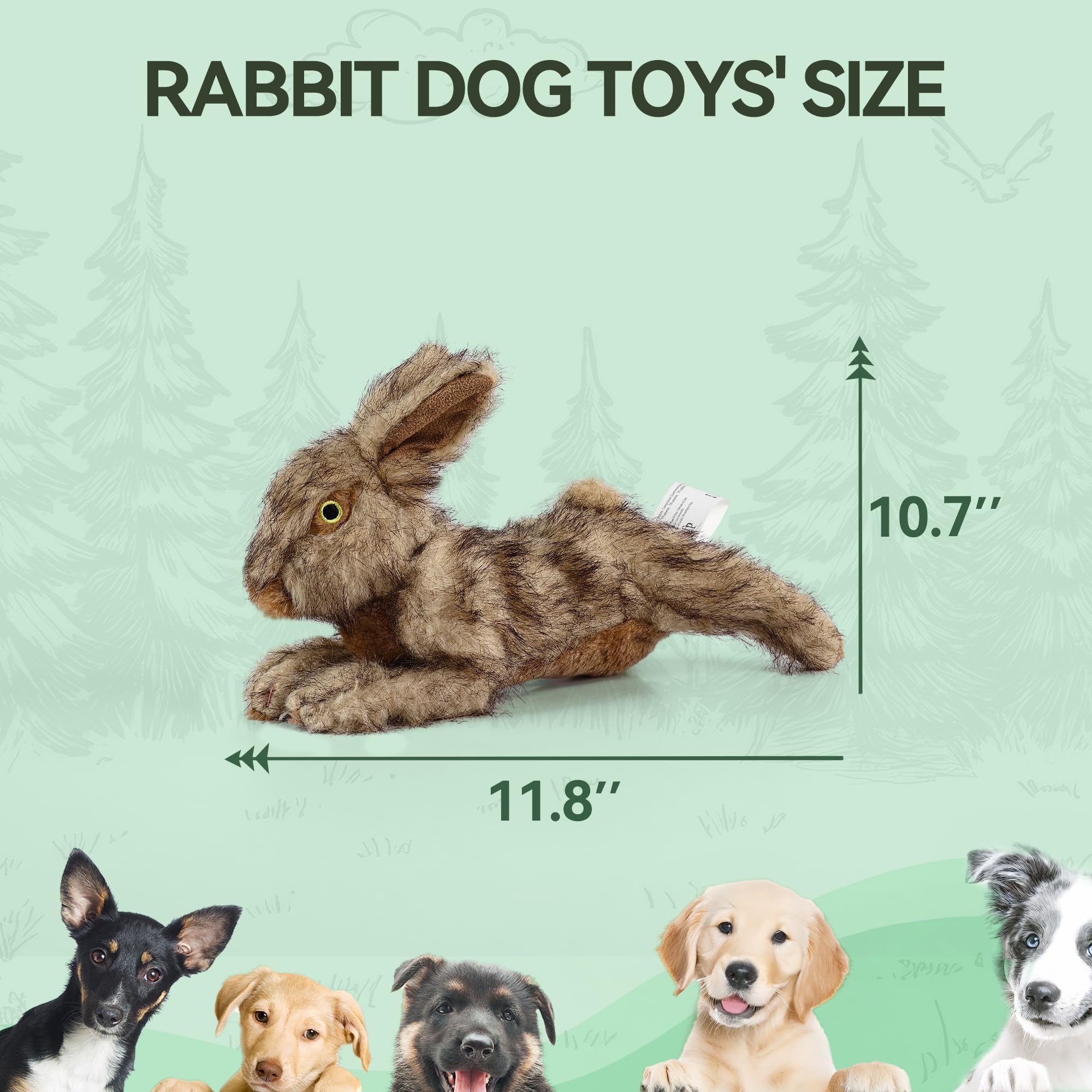 Jouet peluche marron ALL FOR PAWS offre douceur et confort.