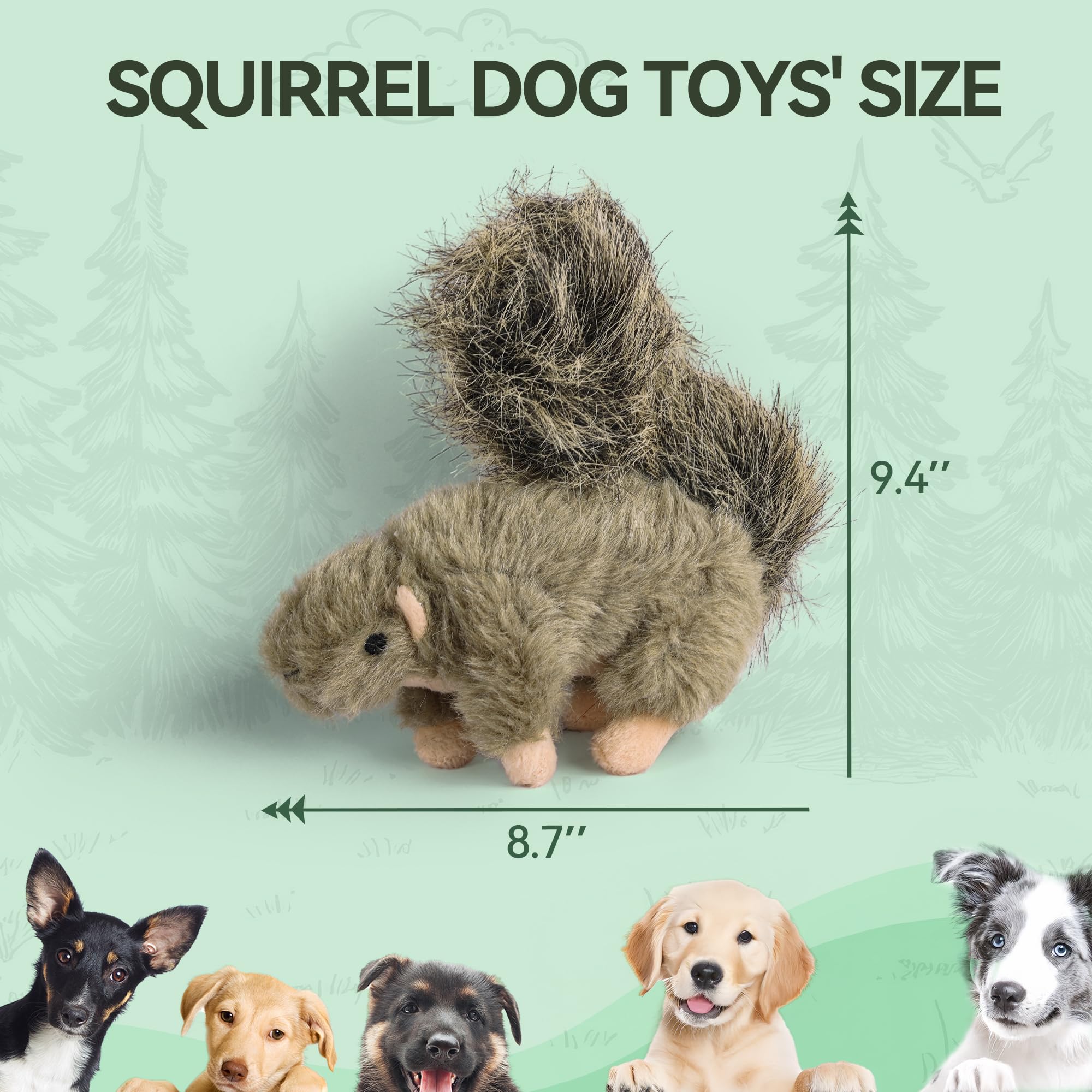 ALL FOR PAWS, jouet pour activité physique et jeu intérieur avec écureuil.