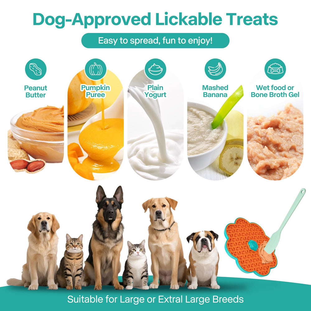 ALL FOR PAWS Lick Mat pour petits et moyens chiens avec yaourt