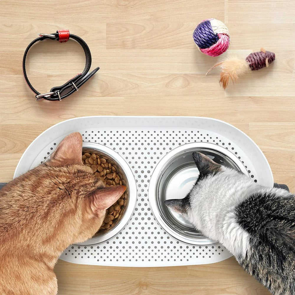 ALL FOR PAWS station d'alimentation propre et pratique.