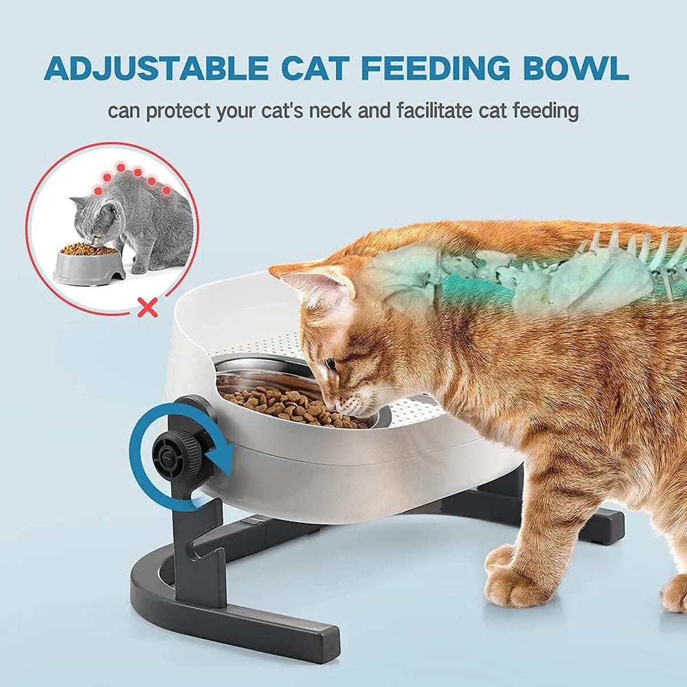 ALL FOR PAWS support hauteur reglable chat pour ajustement facile.