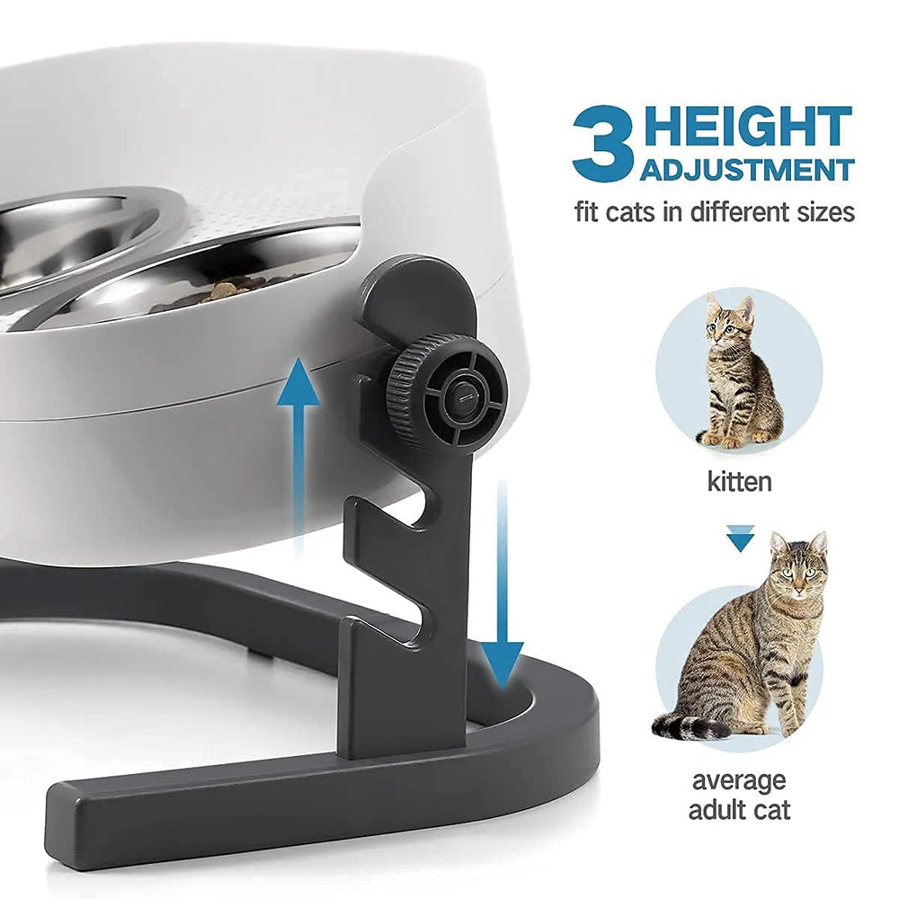 ALL FOR PAWS systeme anti-projections eau et nourriture reduit les déversements.
