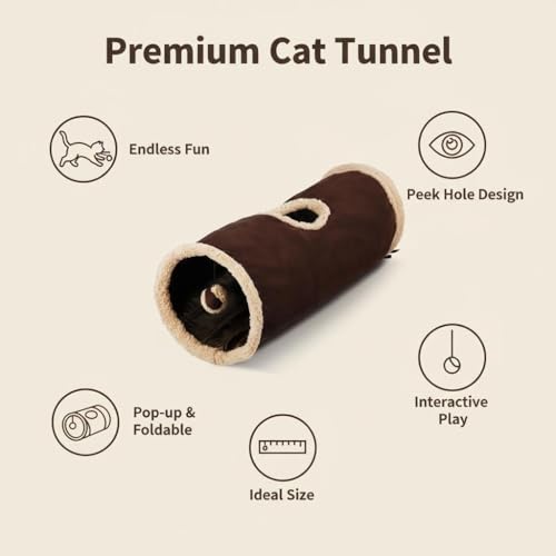 ALL FOR PAWS tunnel chat 25-6 montage rapide et rangement facile