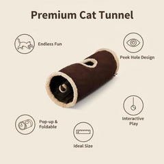 ALL FOR PAWS tunnel chat 25-6 montage rapide et rangement facile