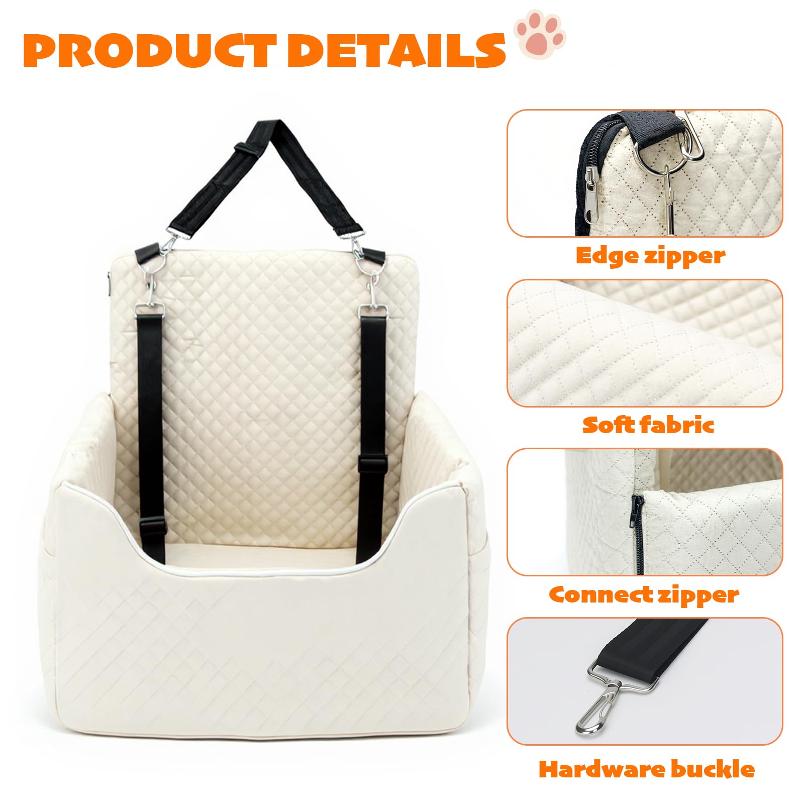 All Good Pet Supplies installation rapide — fixez simplement avec la ceinture et le dossier