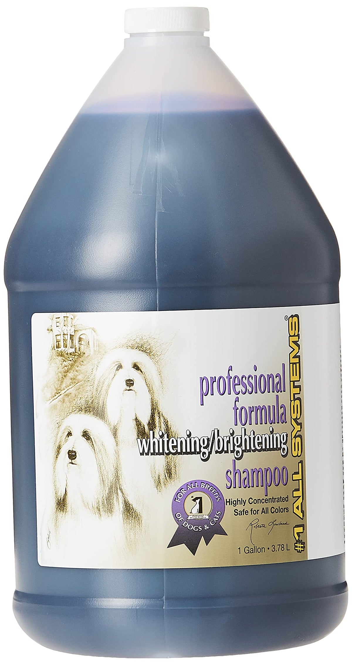 All Systems Pro Shampoo – bouteille, ravive le pelage et éclaire les poils.