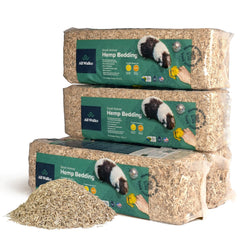All Walks Hemp Bedding – emballage 4 x 10L prêt à l’emploi.