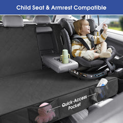 ALLANSING housse siège arrière accoudoir compatible, confort en voyage.
