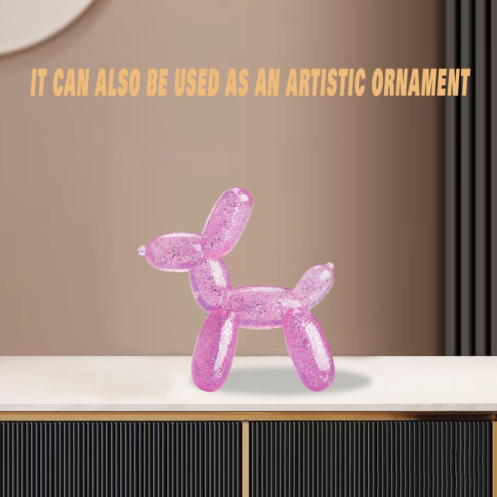 Allcoke ballon chien rose 6-14, idéal pour jeux interactifs quotidiens.