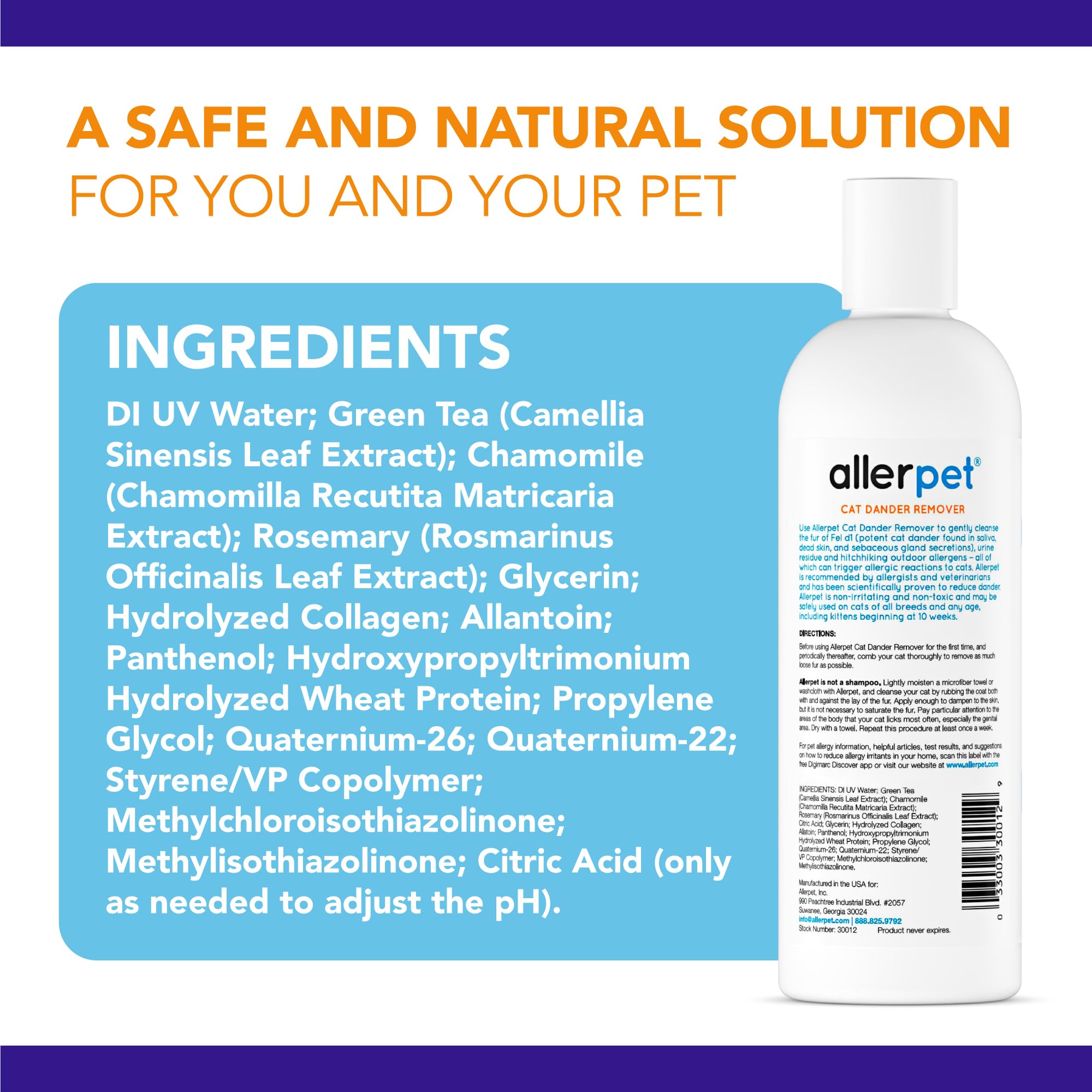Allerpet Fabriqué aux États‑Unis — qualité et sécurité assurées.