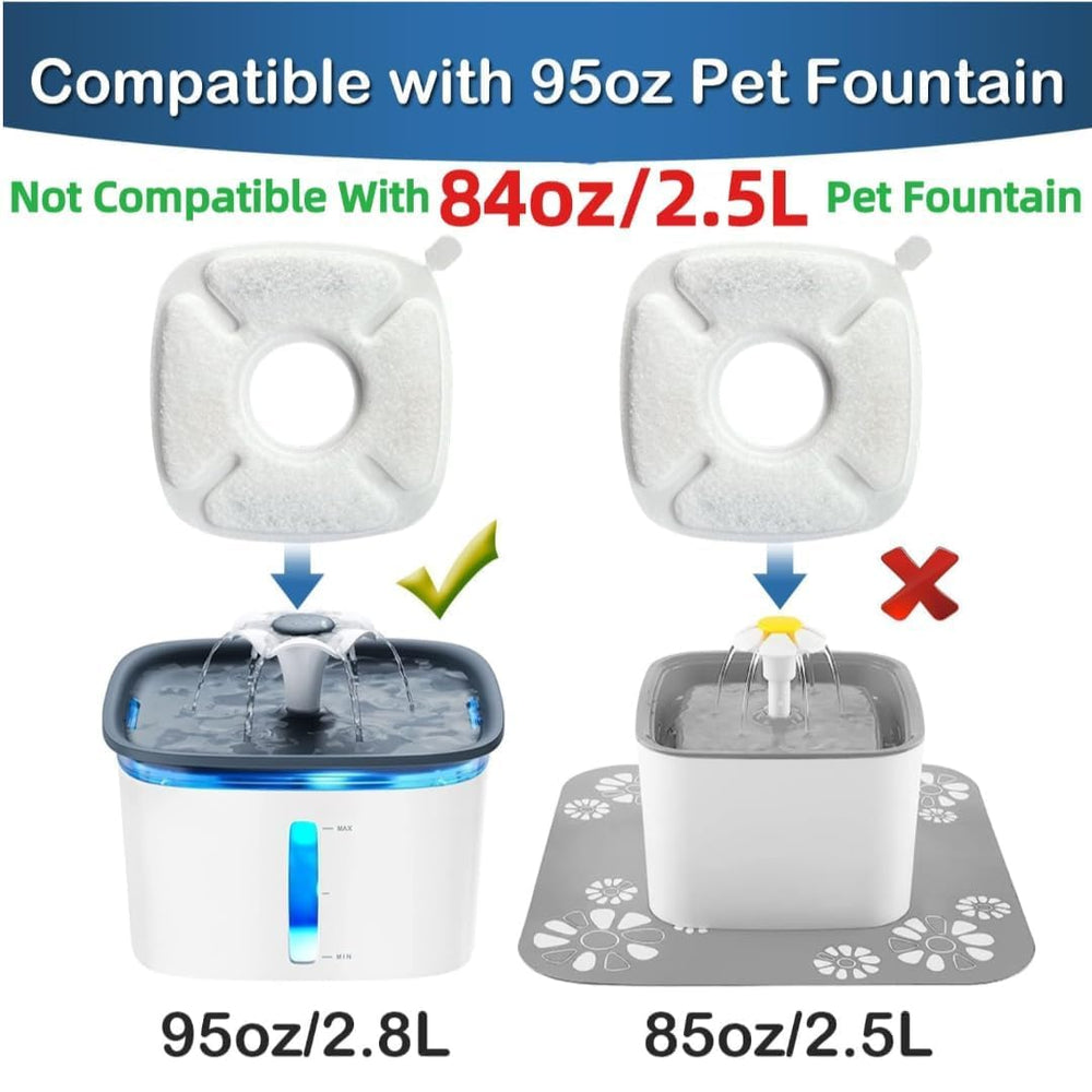 Allxin eau plus fraîche fontaine chat 135oz, filtration durable pour plusieurs animaux.