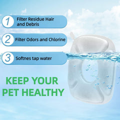 Allxin eau plus fraîche fontaine chat 67oz, goût amélioré pour inviter à boire.