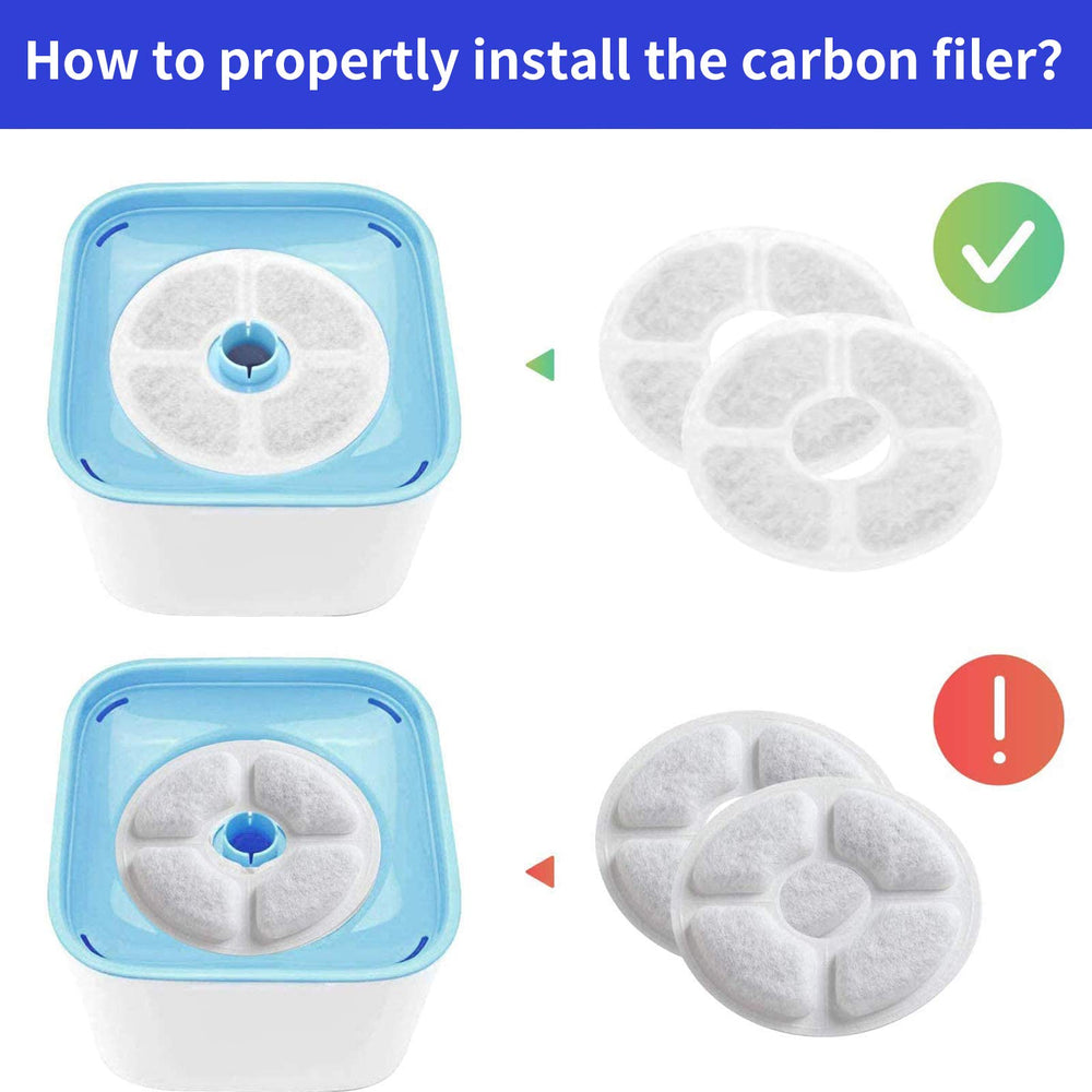 Allxin filtre fontaine animale ensemble huit inclus, pratique et économique.
