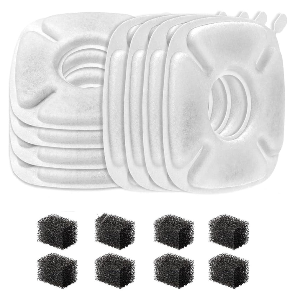 Allxin filtre remplacement pour fontaine chat 4 pouces, amélioration potale eau.