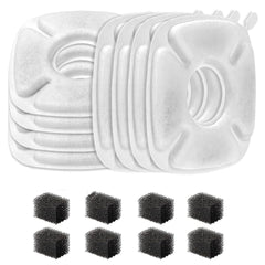 Allxin filtre remplacement pour fontaine chat 4 pouces, amélioration potale eau.