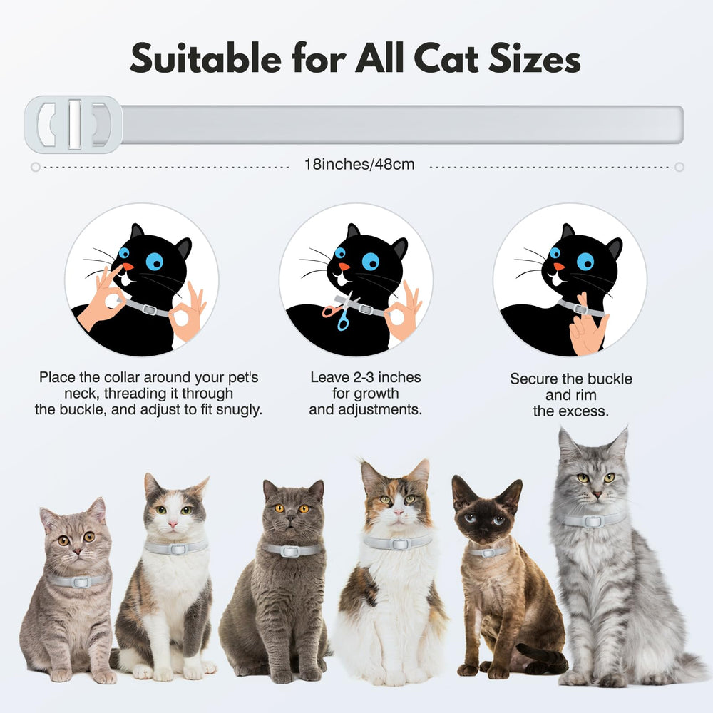 Collier Allyeah adaptable pour chats et chatons de toutes tailles.