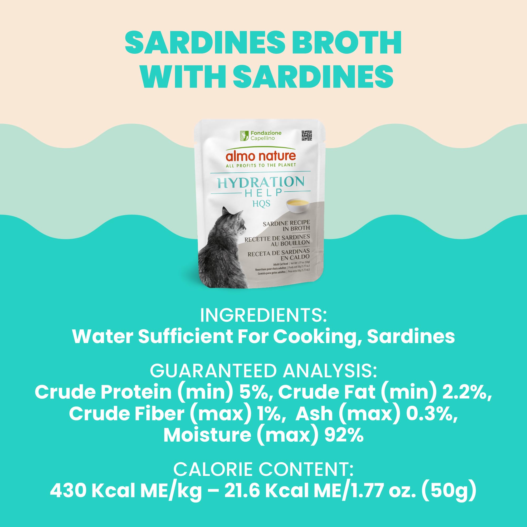 Bol-repas montrant sardines dans le bouillon, prêt à servir.