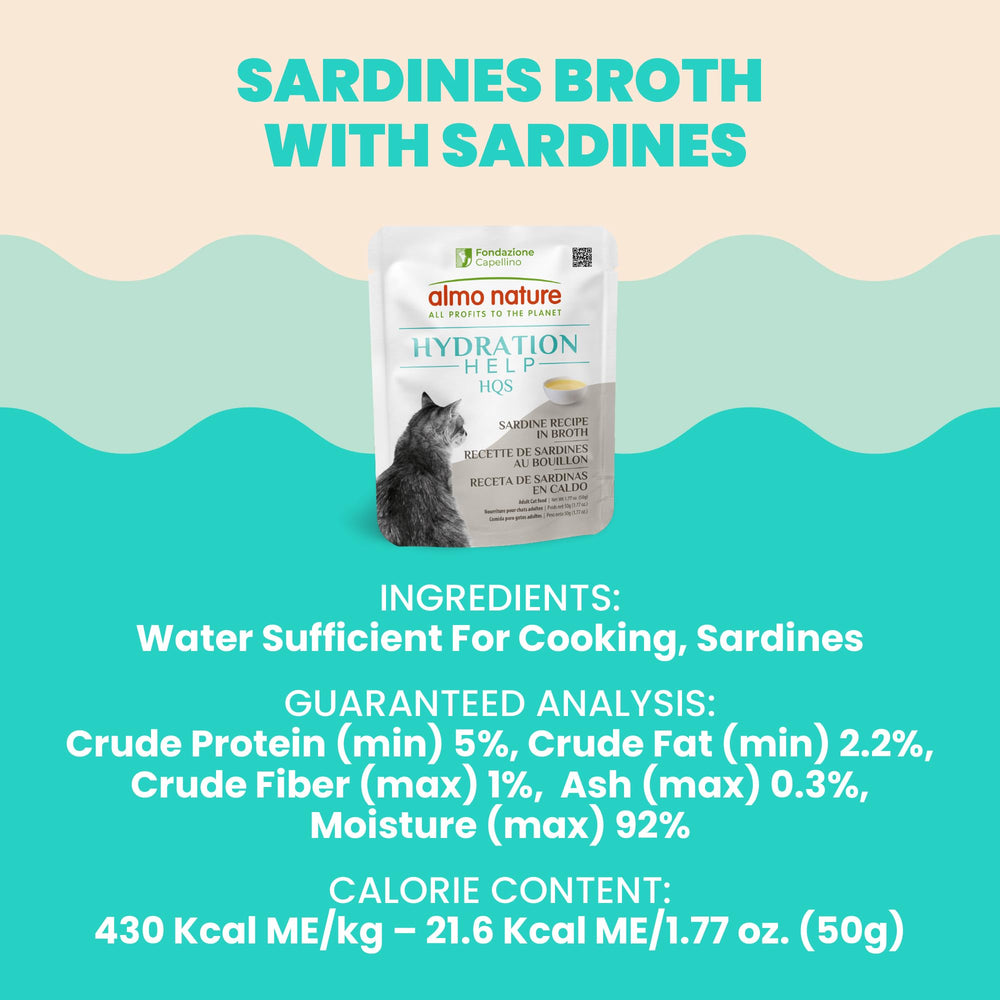 Bol-repas montrant sardines dans le bouillon, prêt à servir.