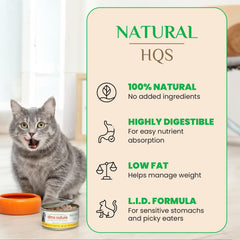 Almo Nature HQS sans cereales et formule a ingredients limites.