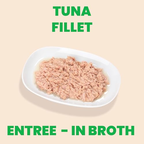 Almo Nature HQS Thon Morceaux Bouillon, texture tendre idéale pour varier les repas.