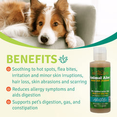 Aloe Life Animal Aloe : sûr à consommer si nécessaire pour les animaux.