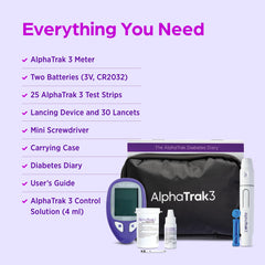AlphaTrak 3 – dispositif de prélèvement et lancettes pour prélèvements sanguins