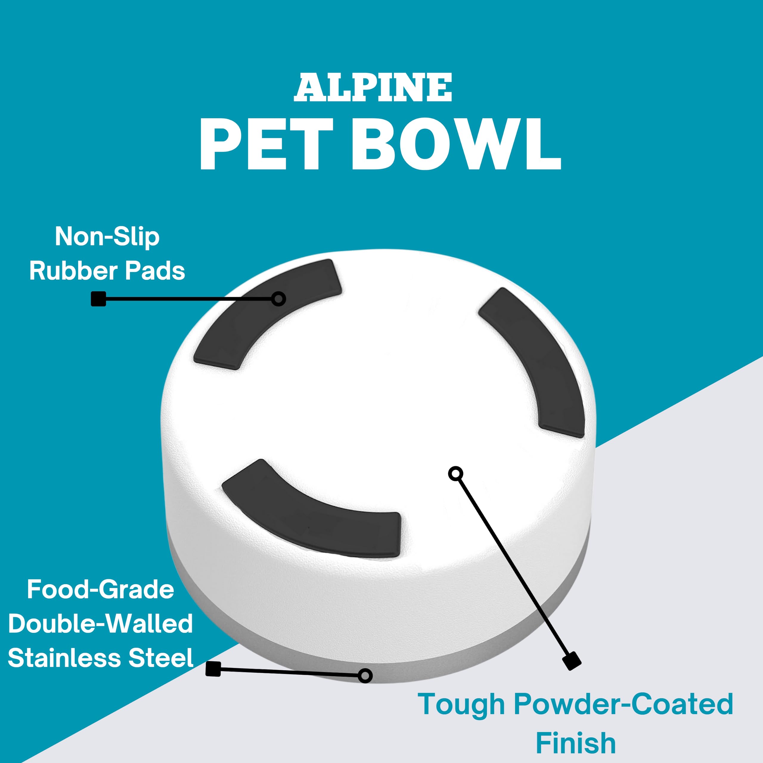 Bol Alpine de 32 oz pour petites et moyennes tailles de animaux