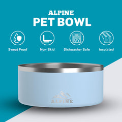 Bol Alpine a double paroi isolante pour eau fraiche et nourriture chaude