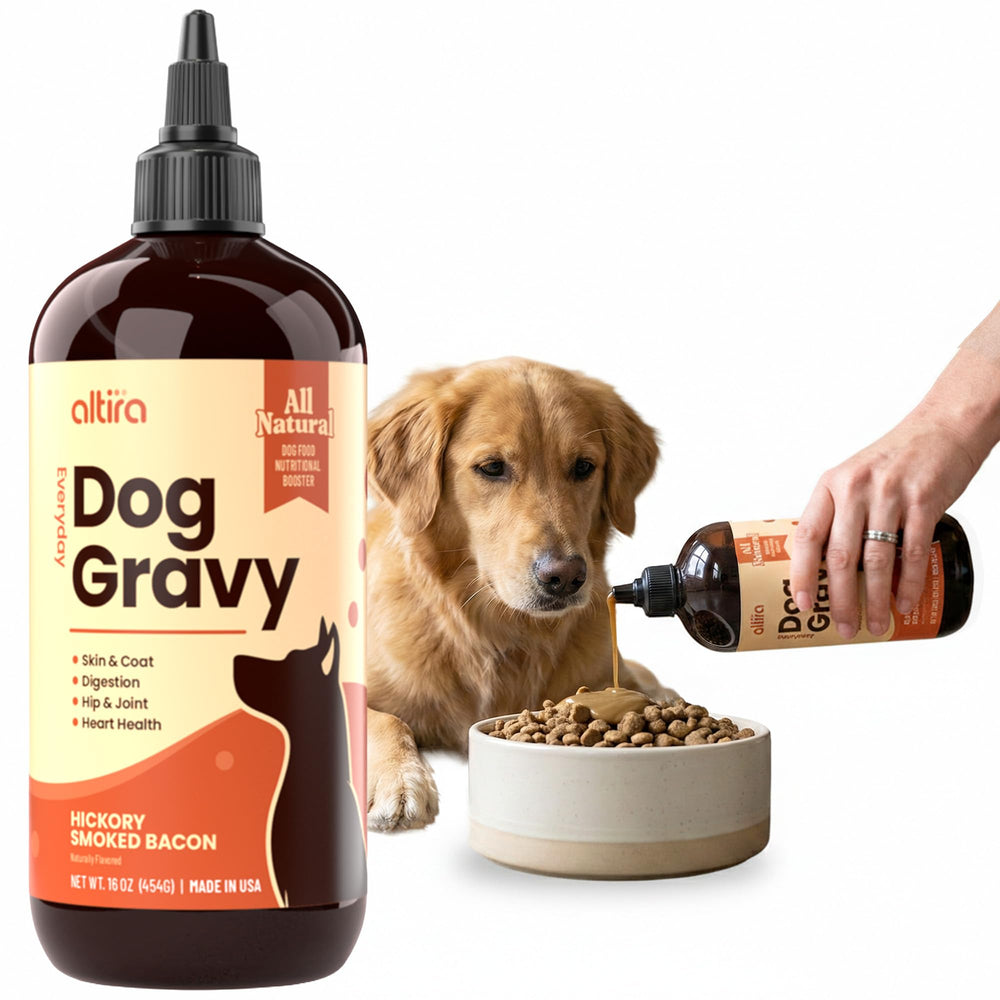 Altira Gravy bouillon-os-poulet-bacon: arôme appétissant qui peut stimuler l'appétit des chiens.