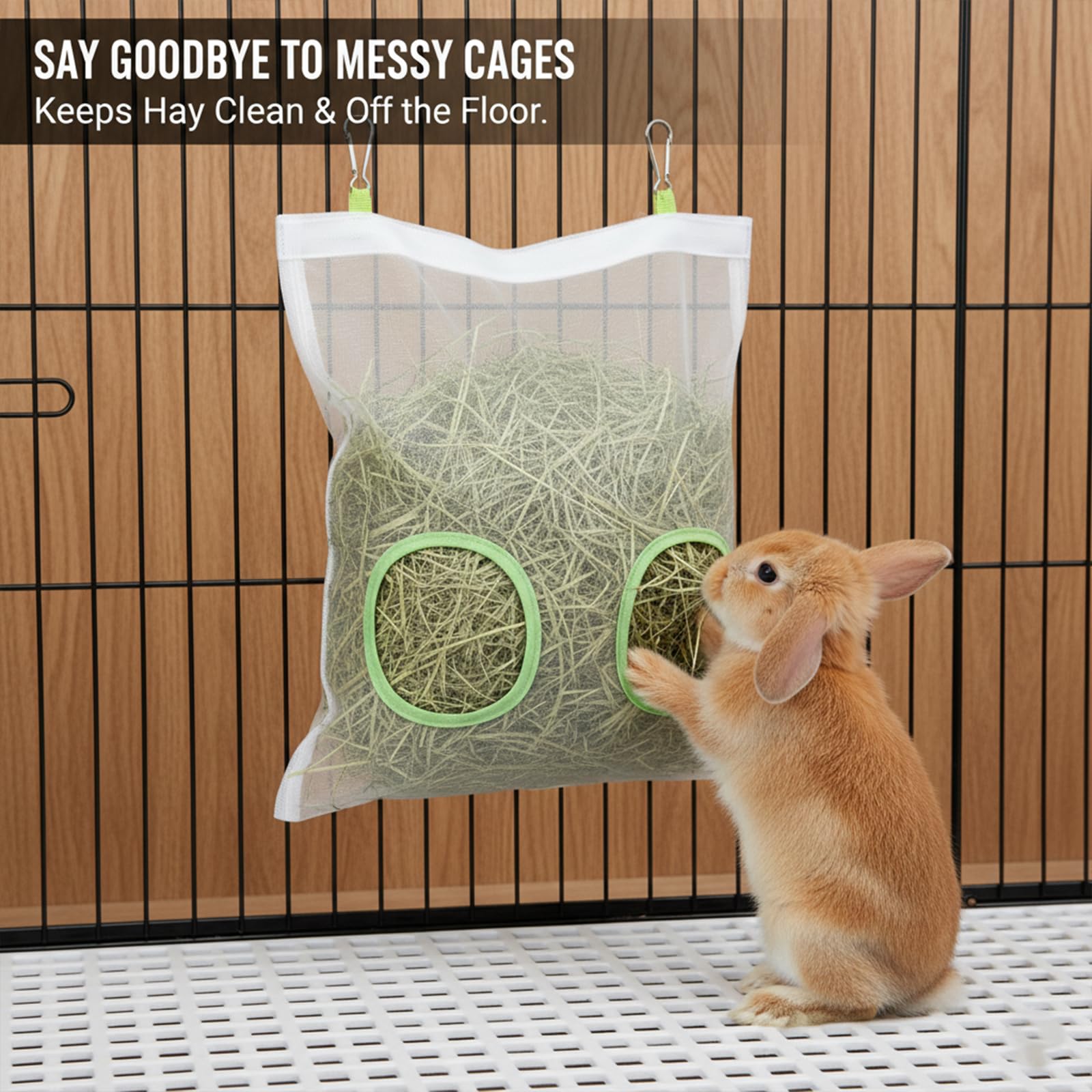 AlustraVive mesh-durable-anti-rongeur maintien le foin frais.