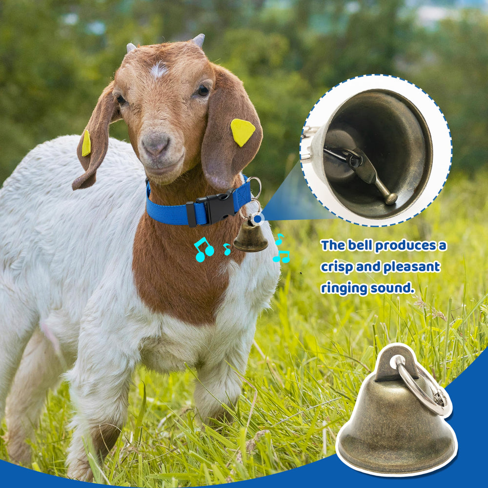 ALUZAEMO cloche bronze claire localisant l’animal dans les pâturages.