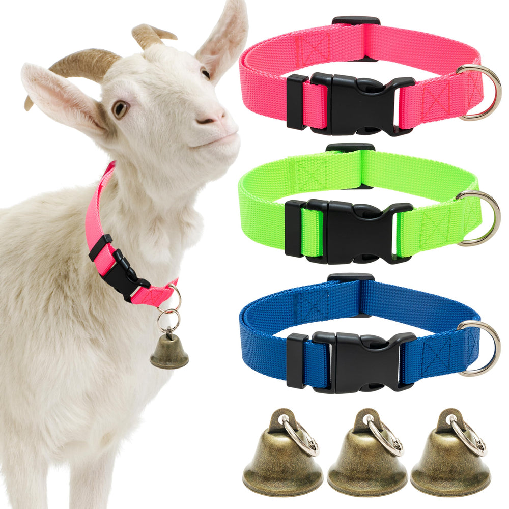ALUZAEMO collier chèvre ensemble pour identification rapide et suivi facile.