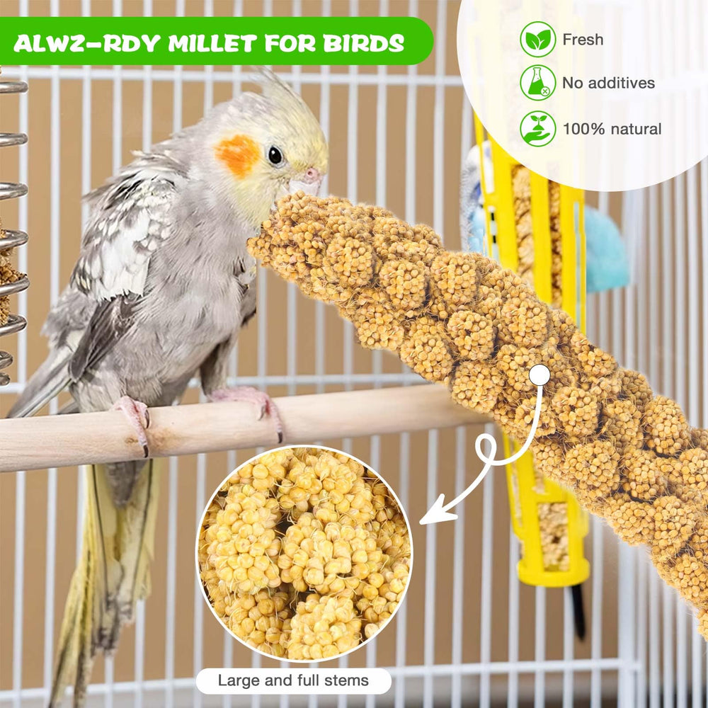 ALWZ-RDY millet brin naturel: texture fraîche et appétence naturelle