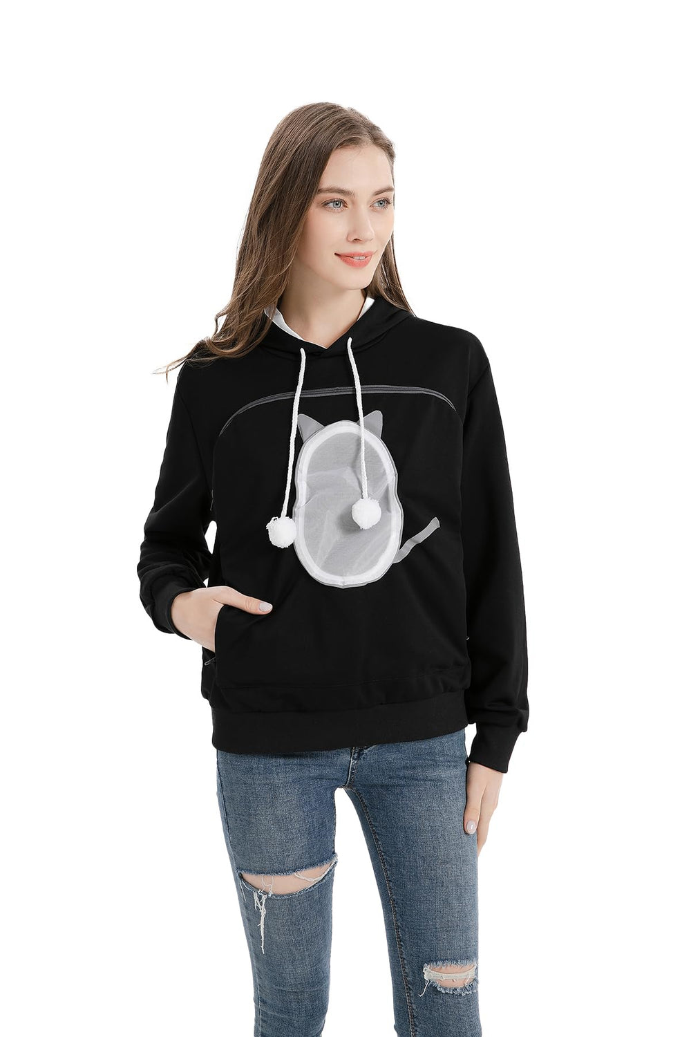 ALYC hoodie matière douce: toucher chaleureux et agréable pour l'extérieur.