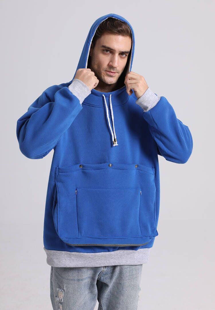 ALYC Hoodie: poche secrète pour clés et friandises, rangement discret.