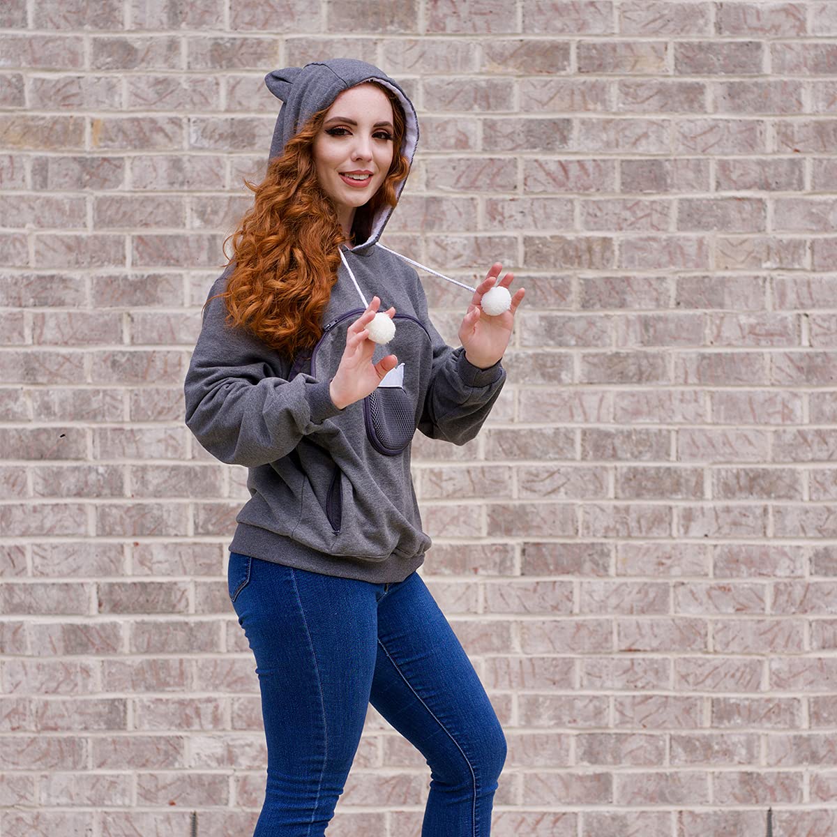 ALYC hoodie porte-animaux en tissu doux et extensible pour usage quotidien.