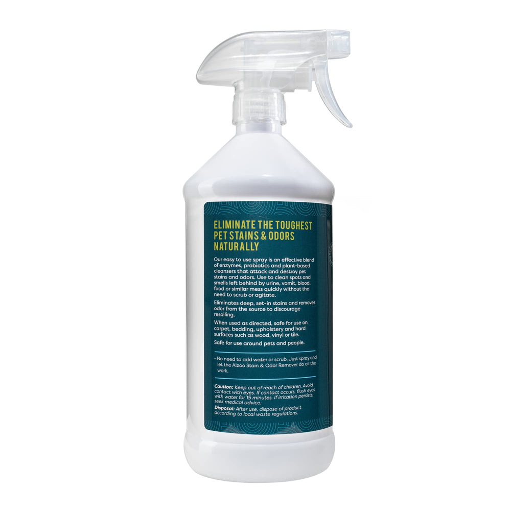 ALZOO Détachant Odeur spray appliqué sur les taches sans effort