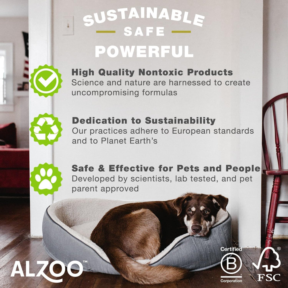 Emballage recyclable ALZOO sans cruauté, respectueux de l’environnement.