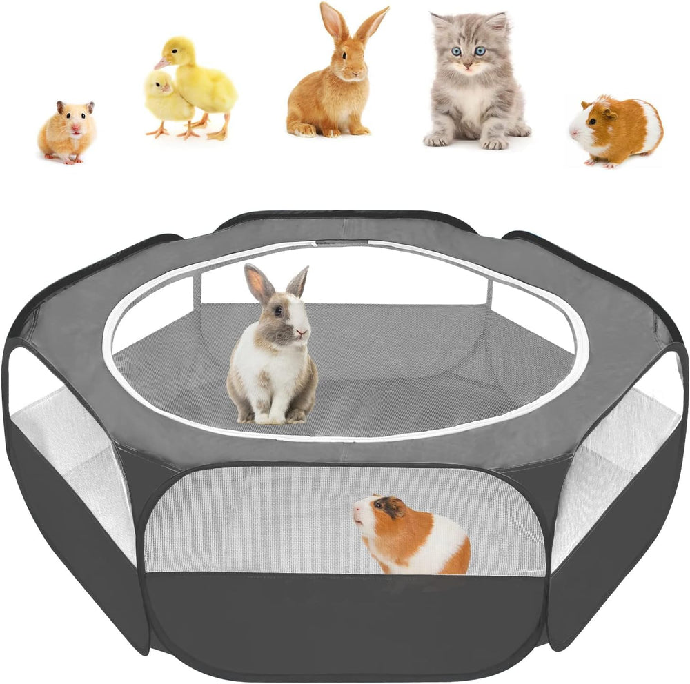 Amakunft parc pliable en extérieur utilisé par un petit animal, facile à monter