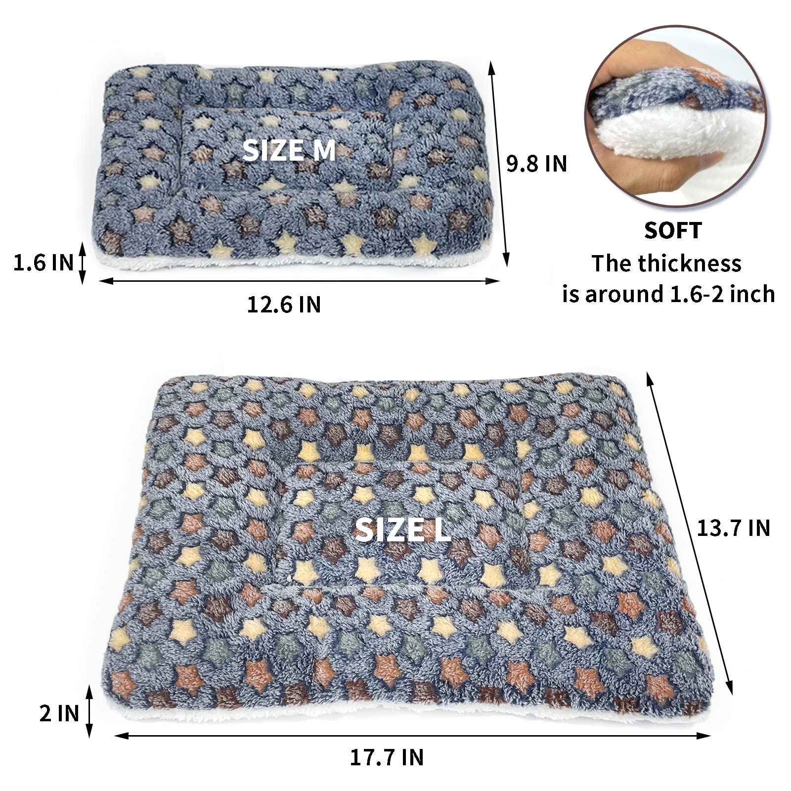 Amakunft tapis-lit lapin hiver: chaleur douce.