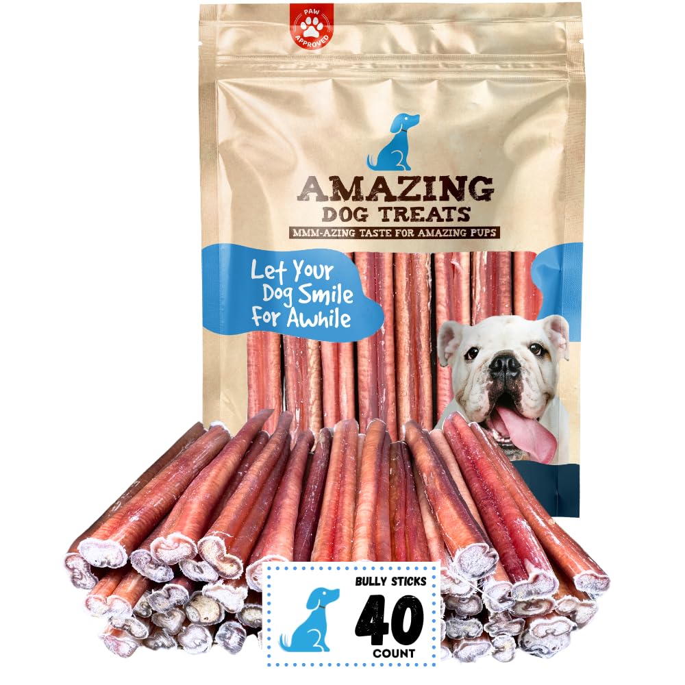 Amazing Dog Treats baton bully 15 cm – stimule les gencives et occupe votre chien durablement.