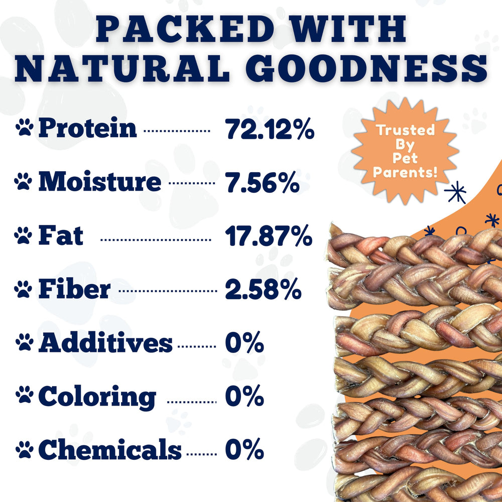 Amazing Dog Treats bâton bully stimulant les gencives lors de la mastication.