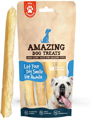 Amazing Dog Treats bâton collagène large – texture ferme pour mastication.