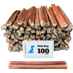Amazing Dog Treats bâtonnet bully 6 pouces moyen, pack 100 pour chien actif