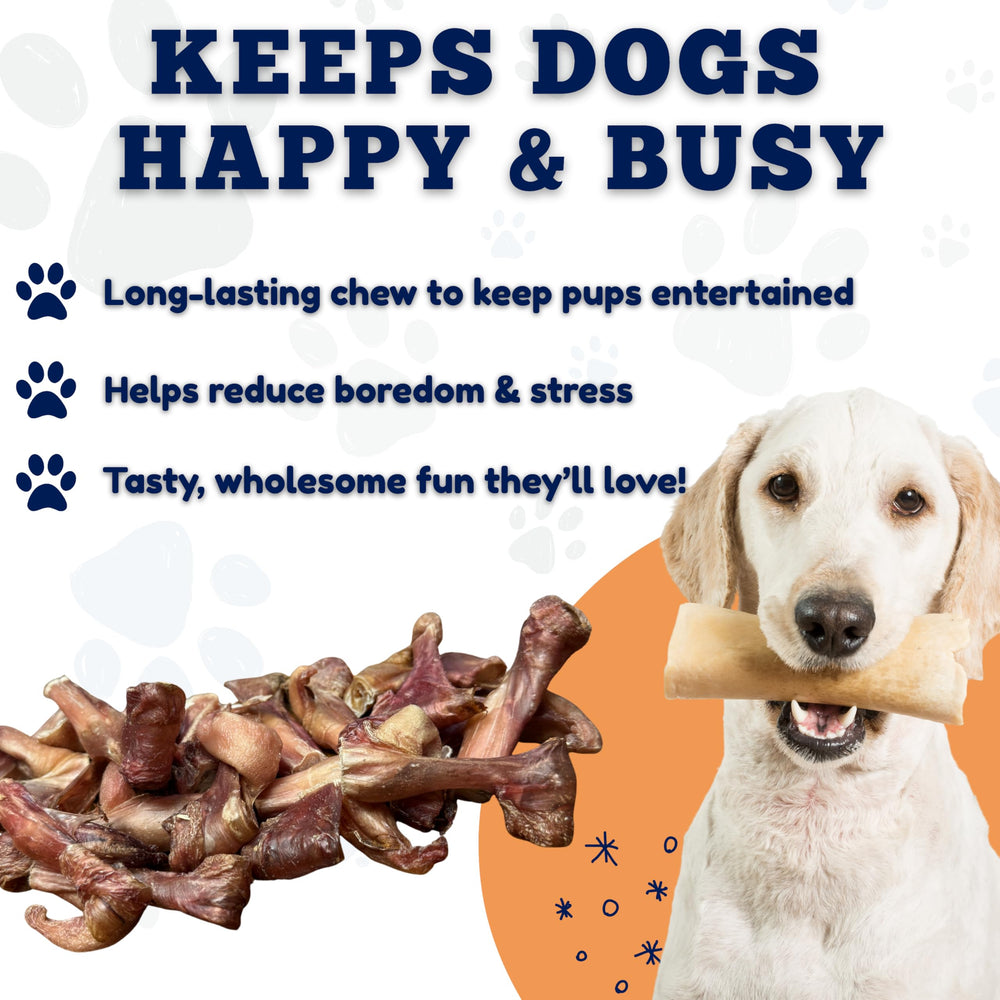 Amazing Dog Treats Bully Stick Bites dentition-naturel: stimule gencives et plaisir de mâcher.