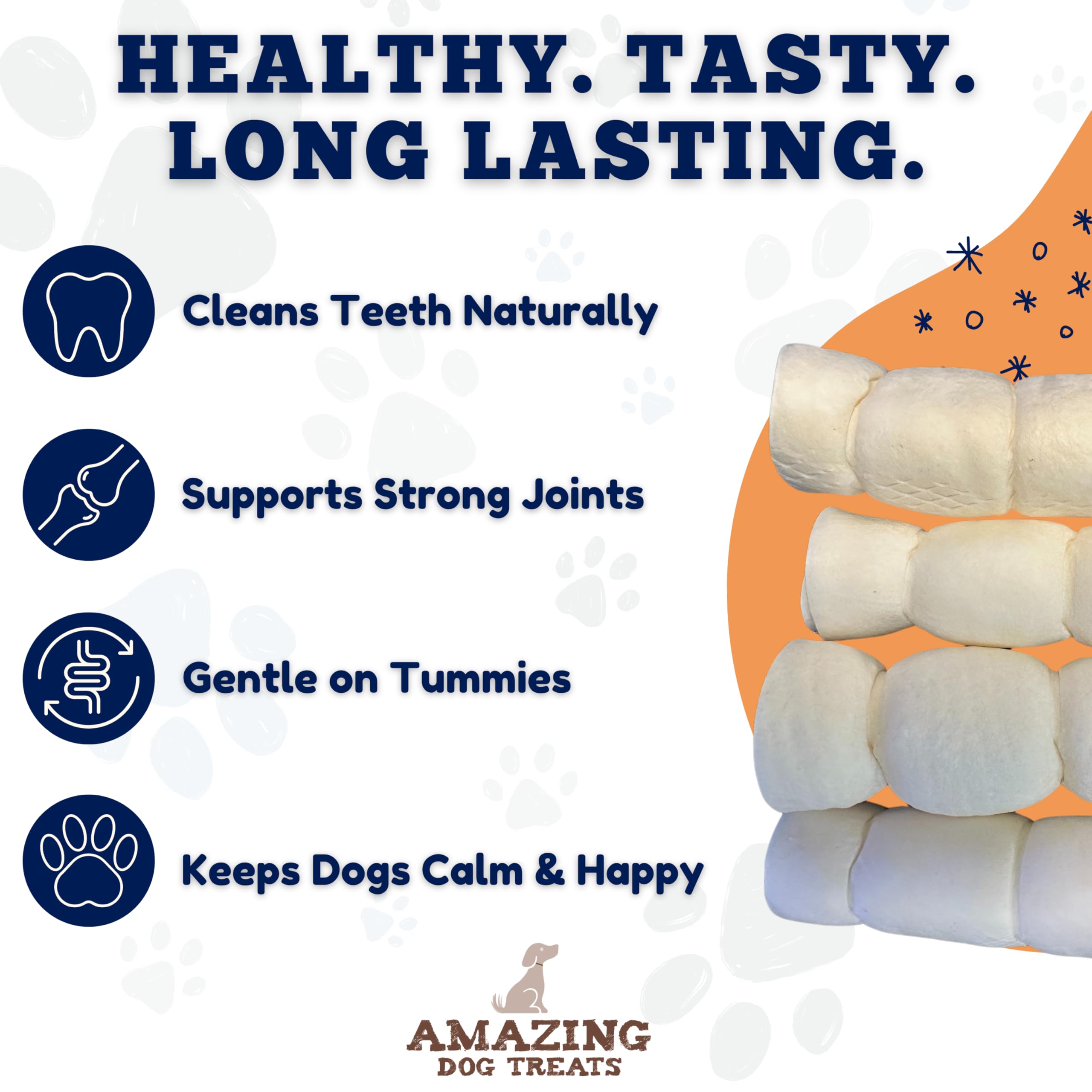 Soutien dentition: rouleaux boeuf Amazing Dog Treats