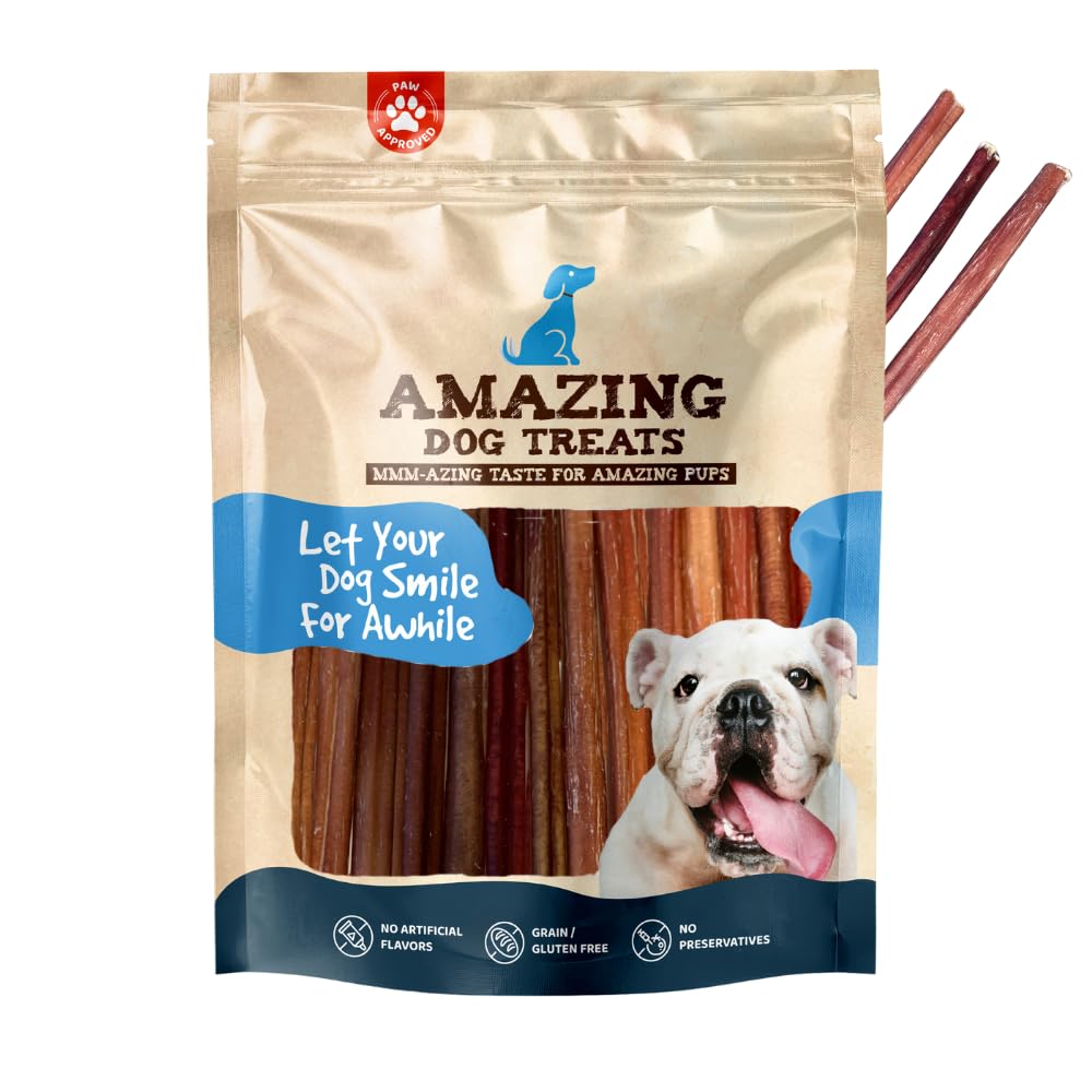 Amazing Dog Treats – emballage bully pour petits chiens, pratique et facile a transporter.