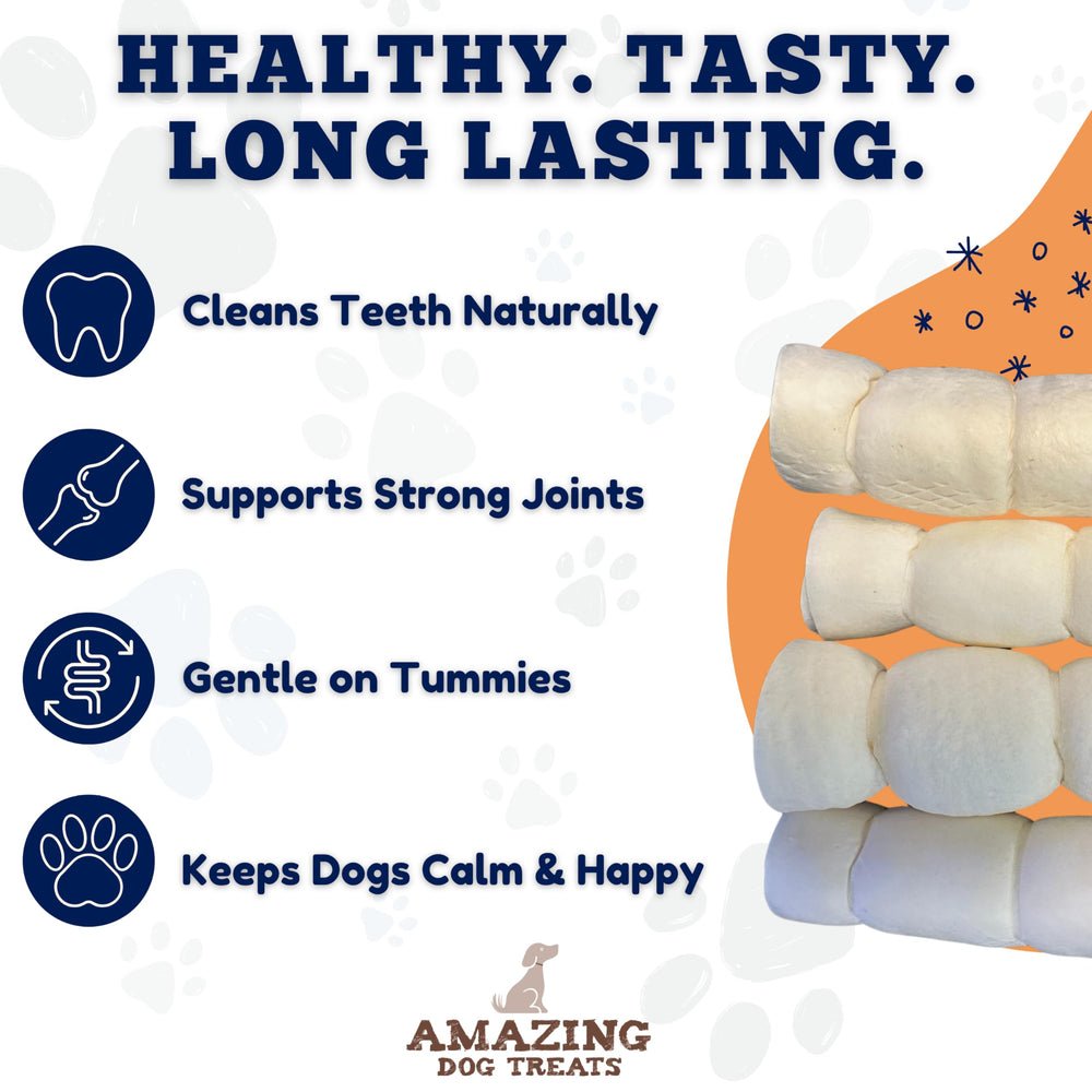 Amazing Dog Treats met en avant le fer et les protéines dans les rouleaux de joue de boeuf.