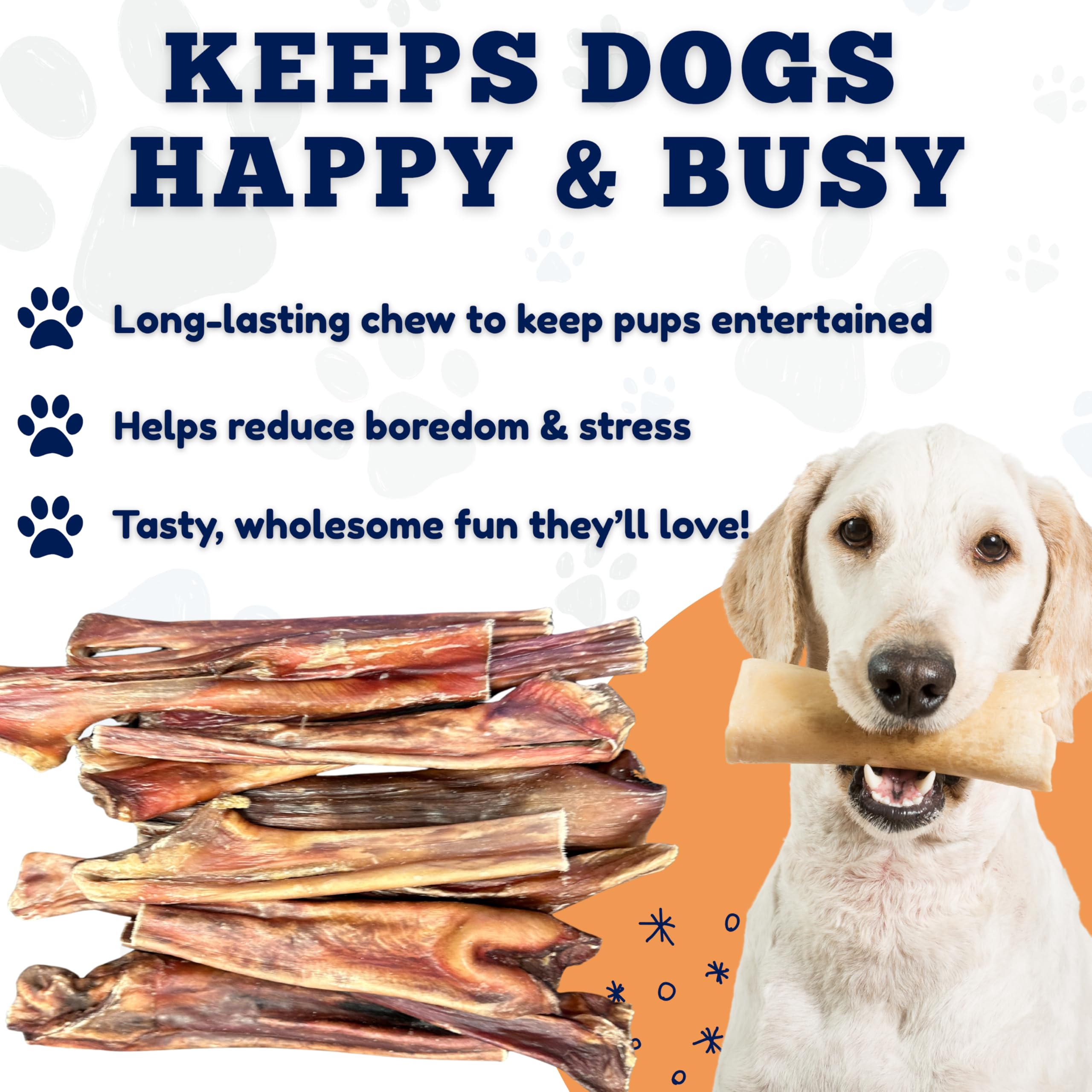 Amazing Dog Treats goulet boeuf premium pour chien, sans additifs et ingrédients simples.